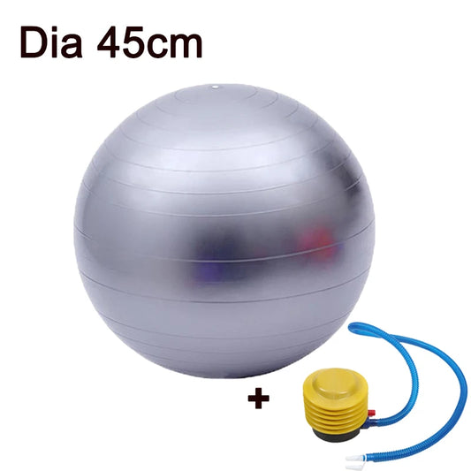 45cm Sport Yoga Ball with Inflator Pump for Pilates Fitness & Balance Training