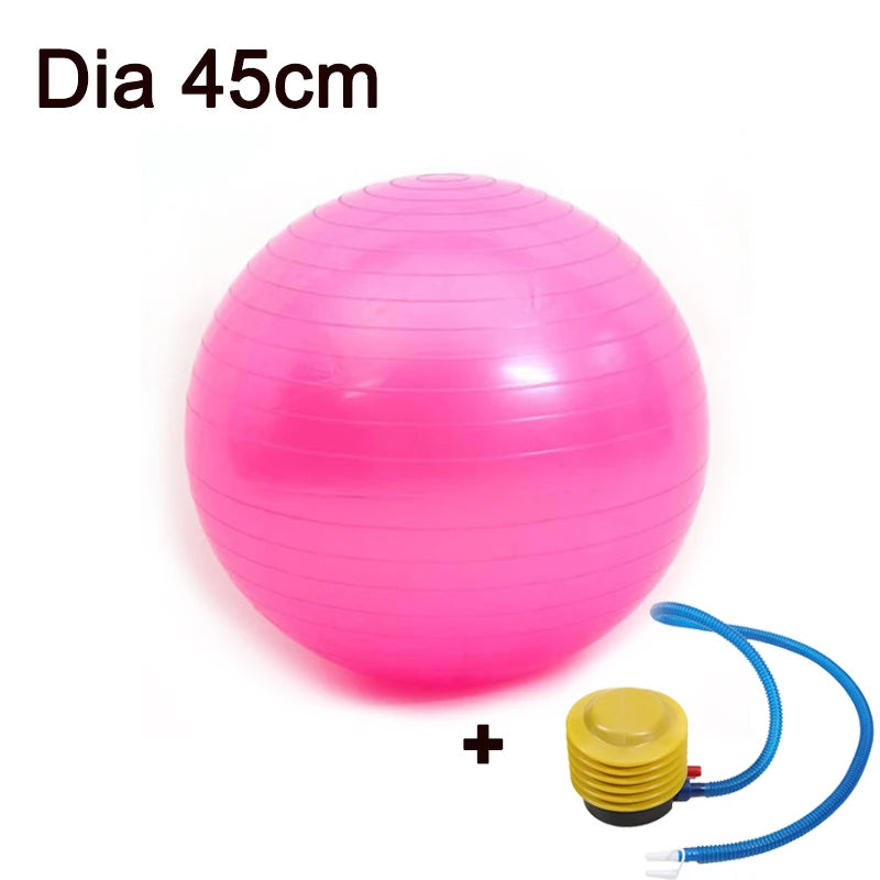 45cm Sport Yoga Ball with Inflator Pump for Pilates Fitness & Balance Training