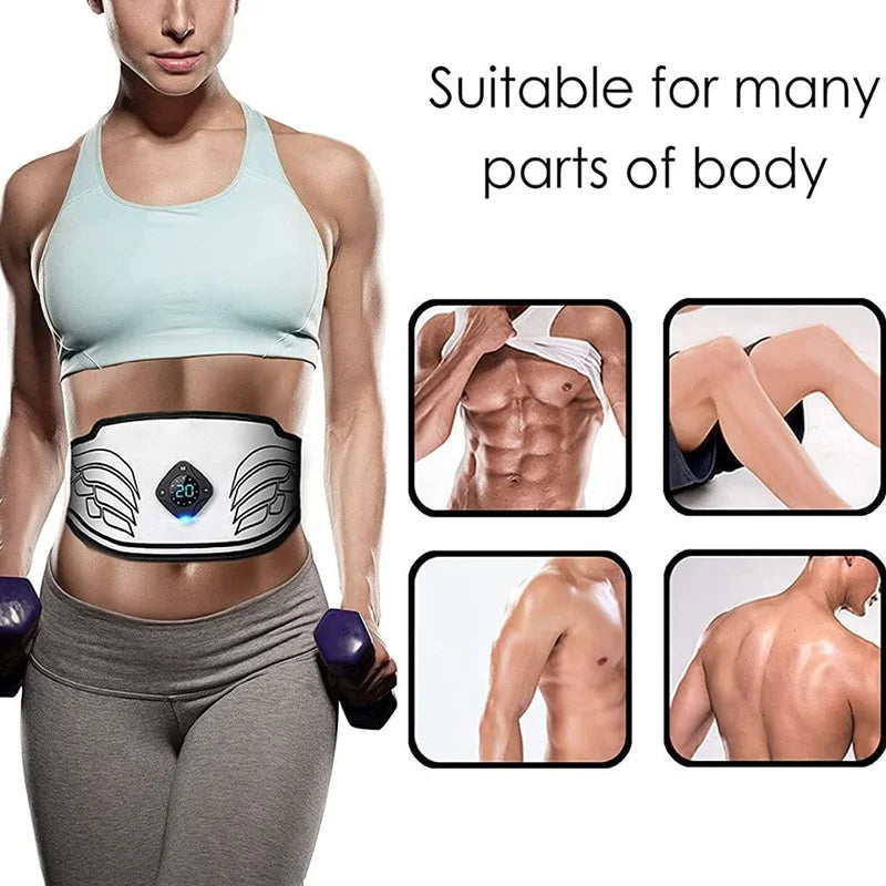 ABS Stimulator EMS Muscle Toner Belt for Abdominal Training & Weight Loss