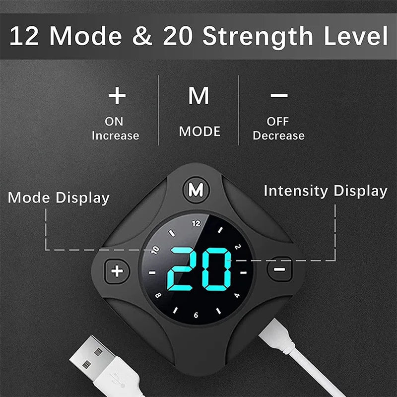 ABS Stimulator EMS Muscle Toner Belt for Abdominal Training & Weight Loss