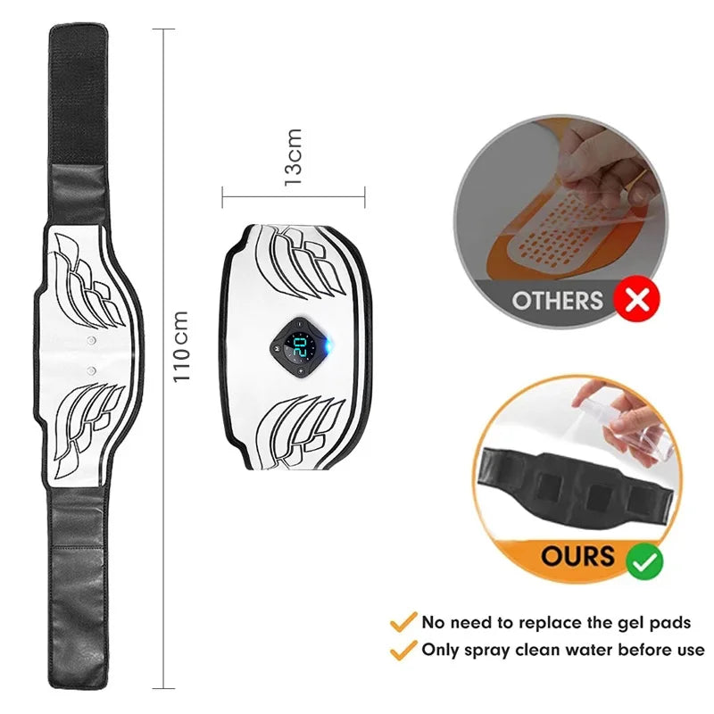 ABS Stimulator EMS Muscle Toner Belt for Abdominal Training & Weight Loss