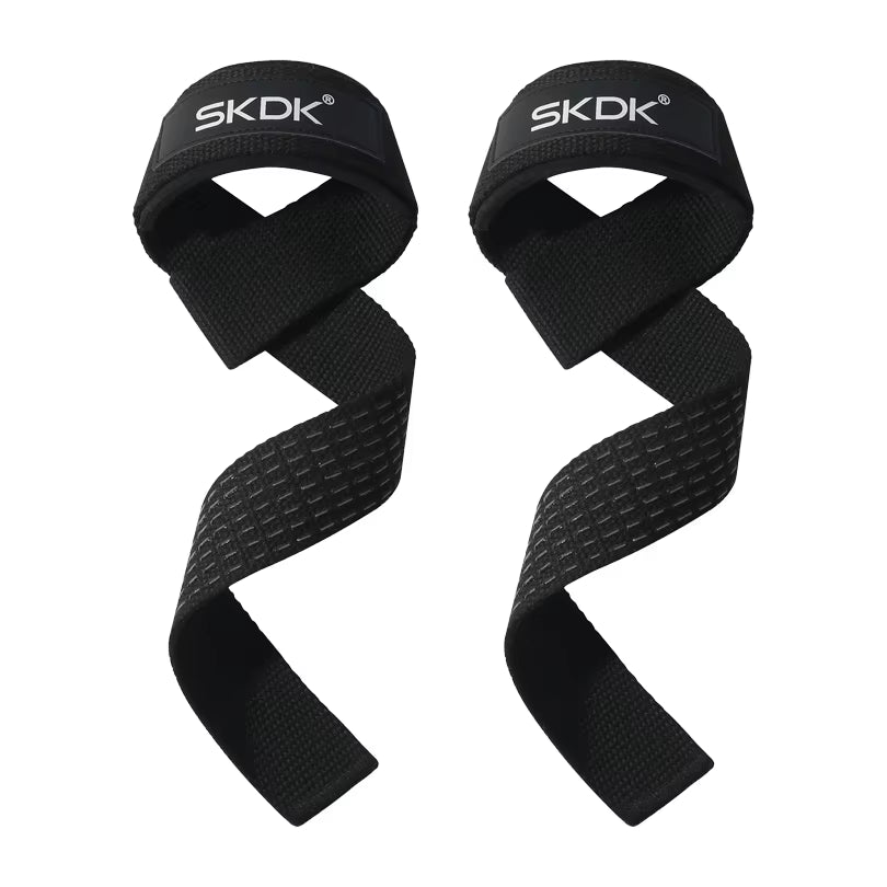 Weightlifting Straps with Anti-Slip Silicone for Strength Training & Wrist Support
