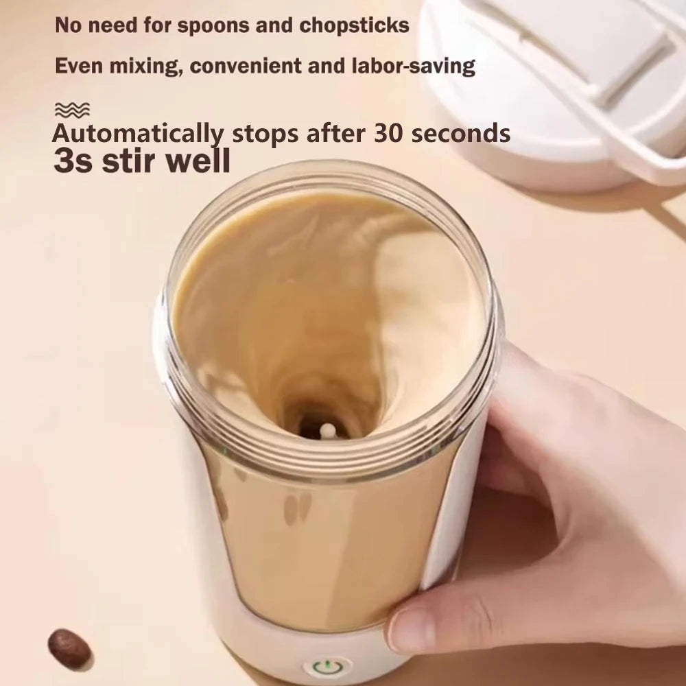 Electric Protein Shaker Cup - BPA Free USB Rechargeable Automatic Mixing 450ML