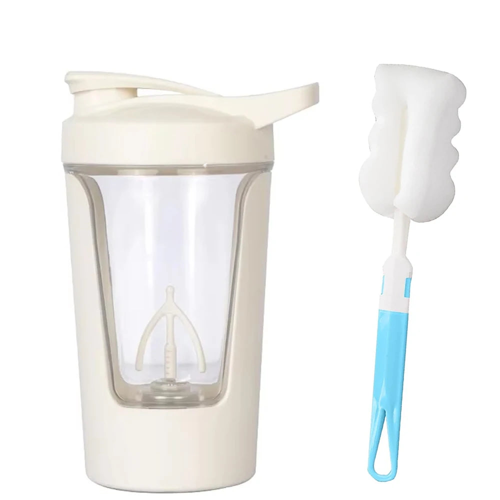 Electric Protein Shaker Cup - BPA Free USB Rechargeable Automatic Mixing 450ML