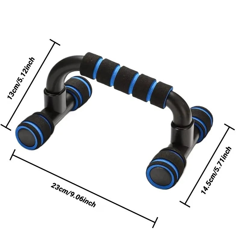 Non-Slip H-Shaped Push Up Bars for Home Fitness & Chest Muscle Training