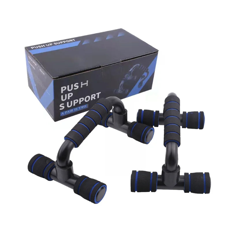 Non-Slip H-Shaped Push Up Bars for Home Fitness & Chest Muscle Training