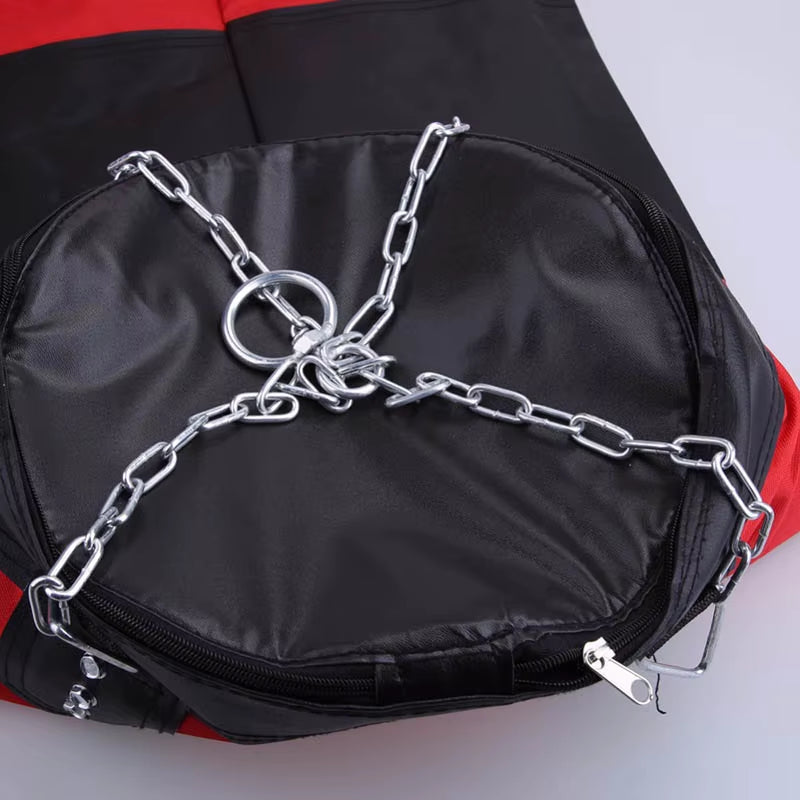 Heavy Punch Bag with Metal Chain Hook for Boxing & Martial Arts Training