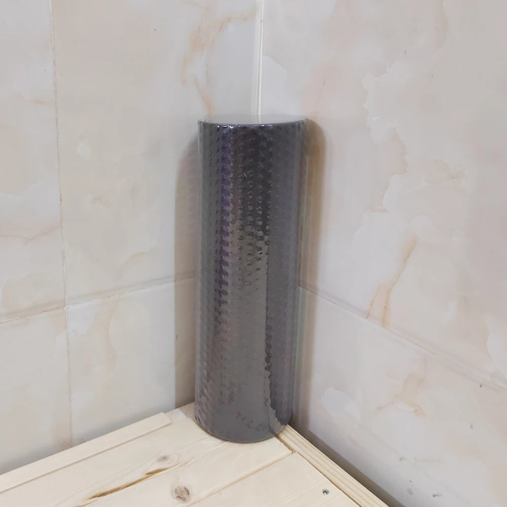 Hexagonal EVA Foam Roller with Enhanced Grip for Pilates & Home Workouts