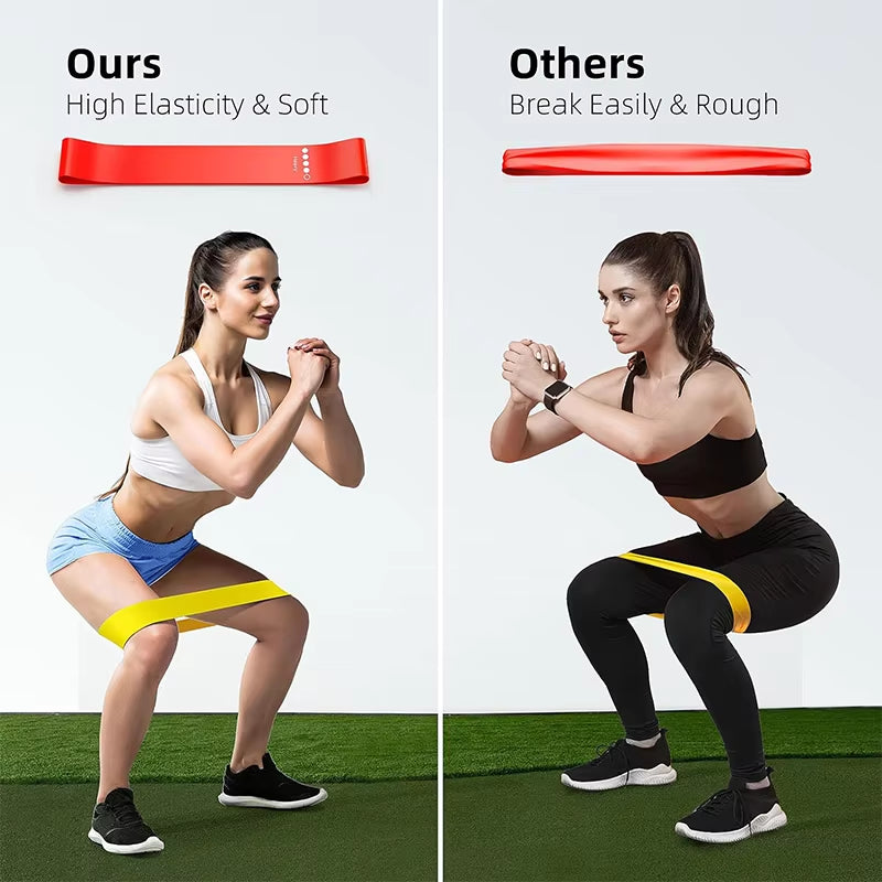 Hip Resistance Bands for Yoga Fitness & Leg Squat Training