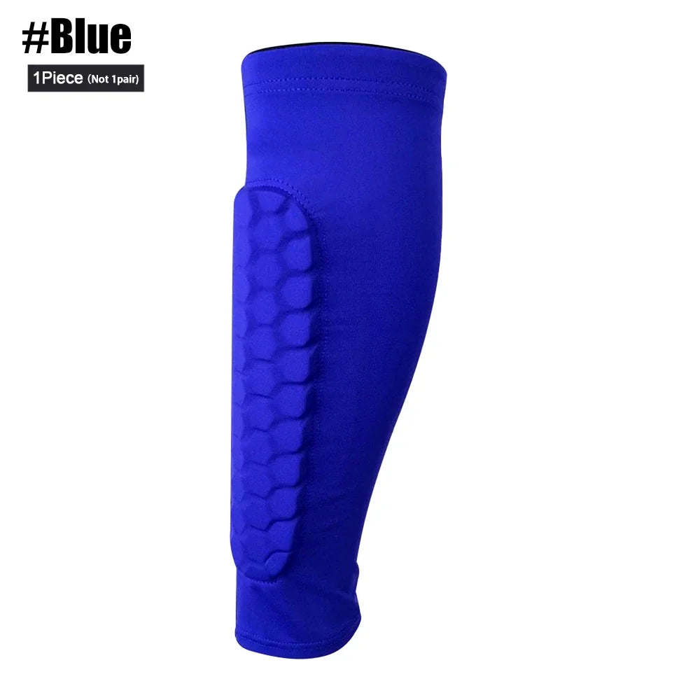 Honeycomb Soccer Shin Guards with Protective Leg Sleeves for Football