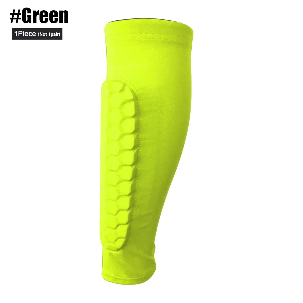 Honeycomb Soccer Shin Guards with Protective Leg Sleeves for Football