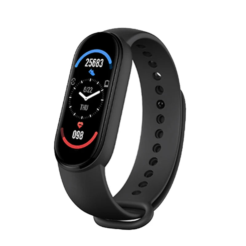 M6 Fitness Smart Watch with Heart Rate & Sports Tracking for Active Lifestyle
