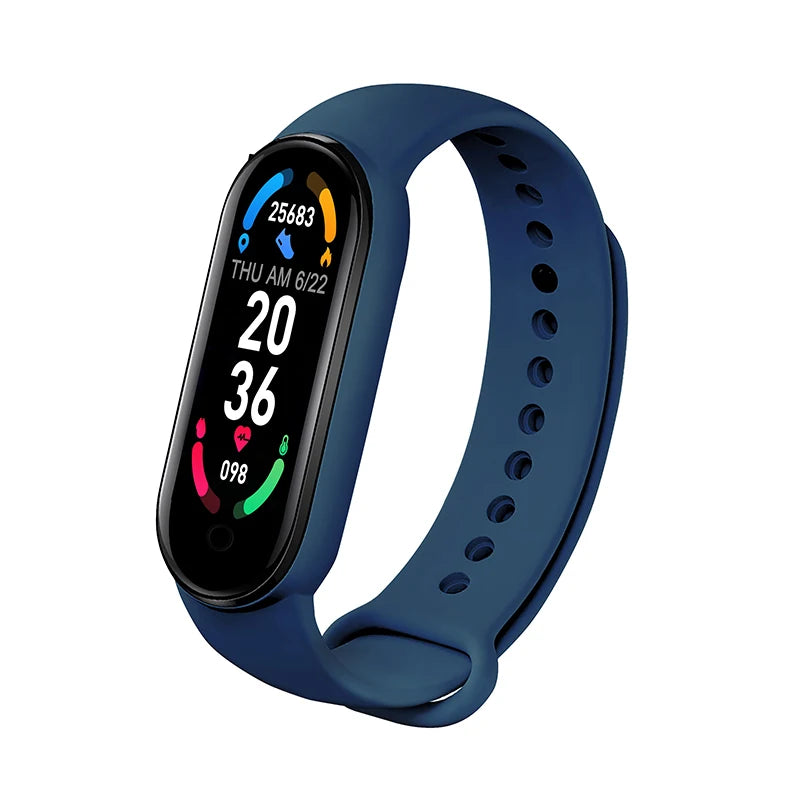 M6 Fitness Smart Watch with Heart Rate & Sports Tracking for Active Lifestyle