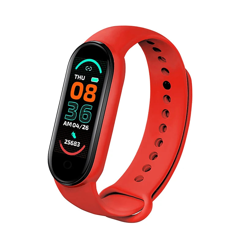 M6 Fitness Smart Watch with Heart Rate & Sports Tracking for Active Lifestyle