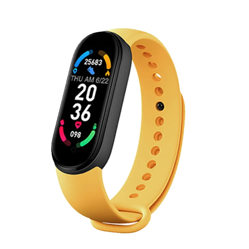 M6 Fitness Smart Watch with Heart Rate & Sports Tracking for Active Lifestyle