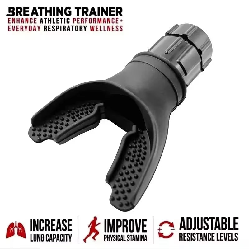 Portable Breathing Exercise Device for Lung Fitness & Endurance Training