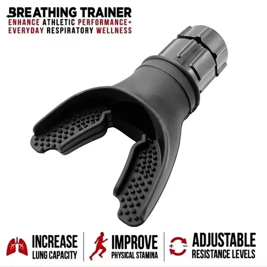 Portable Breathing Exercise Device for Lung Fitness & Endurance Training