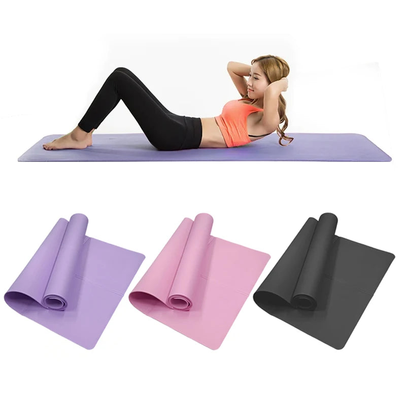 Premium EVA Yoga Mat with Anti-Slip Surface for Exercise & Pilates Training