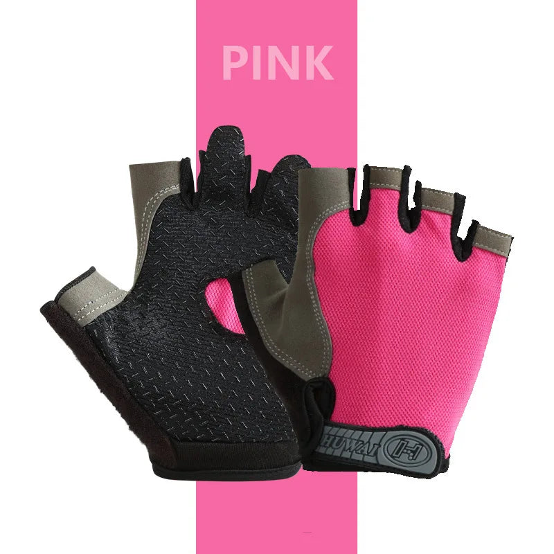 Professional Anti-Slip Half Finger Gloves for Gym Fitness & Cycling