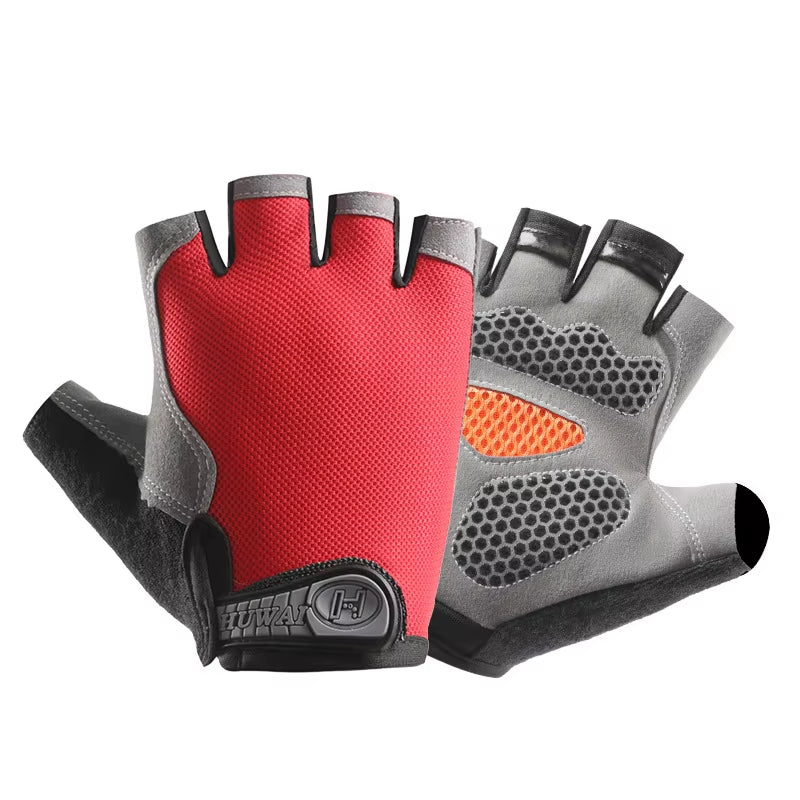 Professional Anti-Slip Half Finger Gloves for Gym Fitness & Cycling