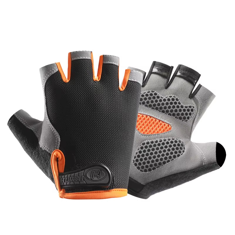 Professional Anti-Slip Half Finger Gloves for Gym Fitness & Cycling