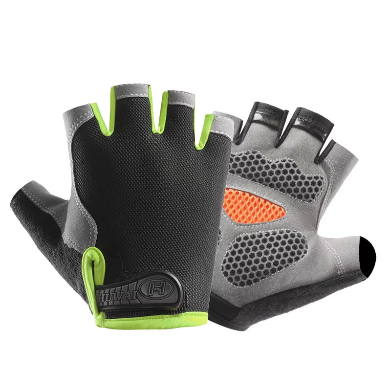 Professional Anti-Slip Half Finger Gloves for Gym Fitness & Cycling