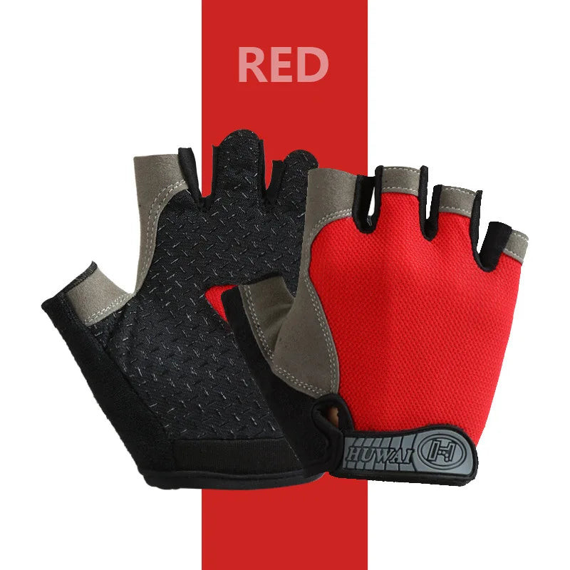 Professional Anti-Slip Half Finger Gloves for Gym Fitness & Cycling