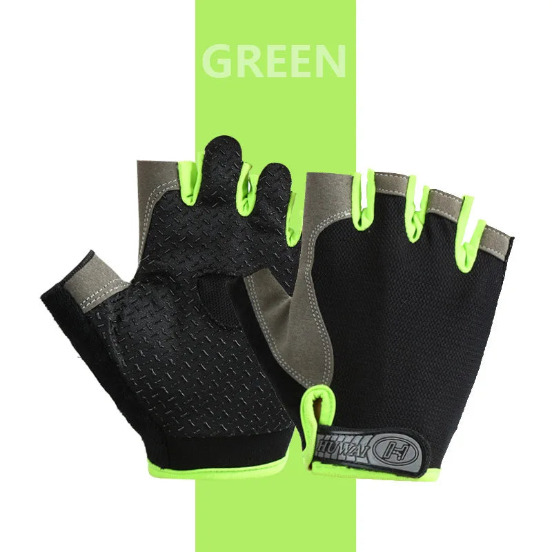 Professional Anti-Slip Half Finger Gloves for Gym Fitness & Cycling