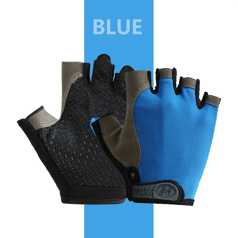 Professional Anti-Slip Half Finger Gloves for Gym Fitness & Cycling