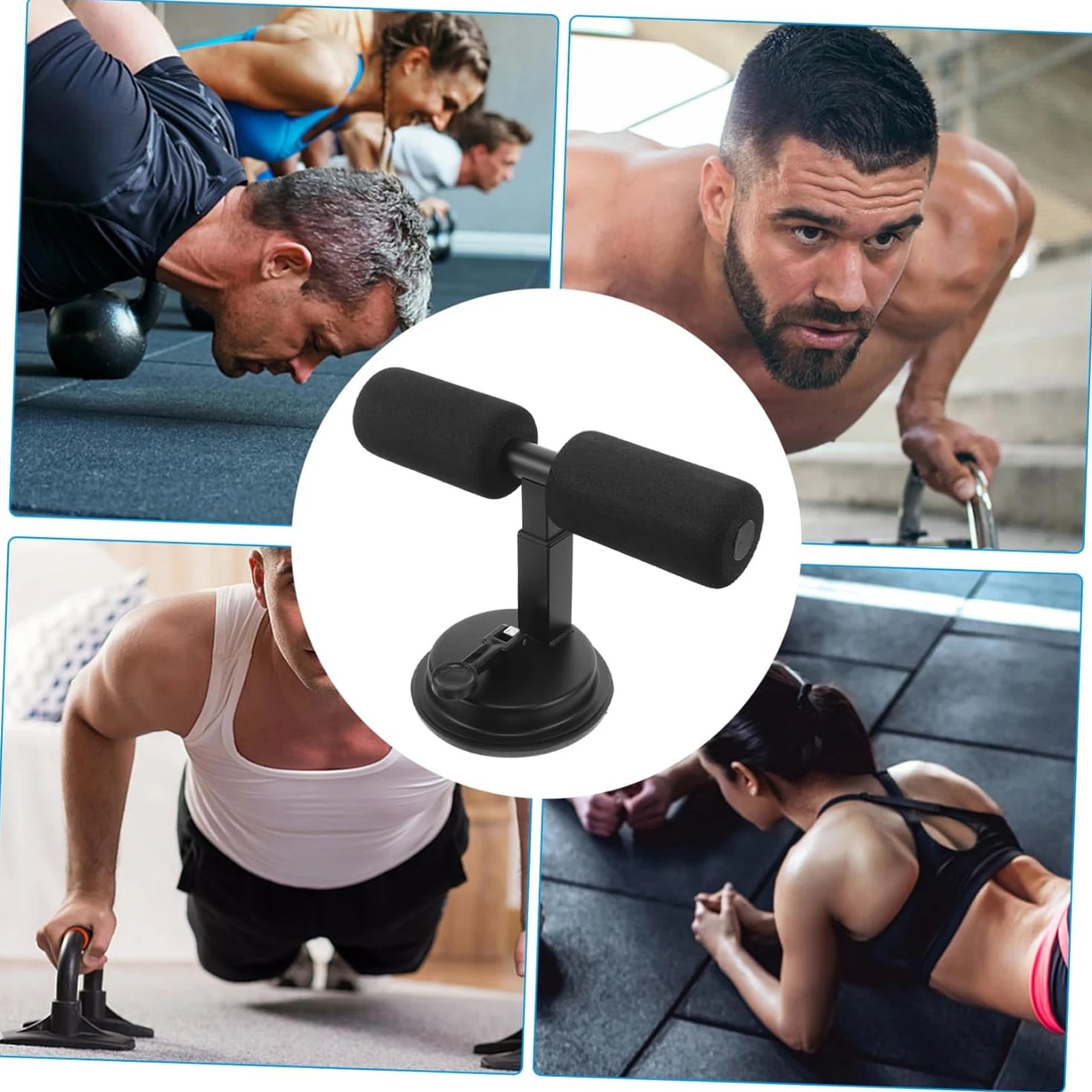 Sit Up Assist Suction Cup Device for Home Abdominal Training & Foot Fixation