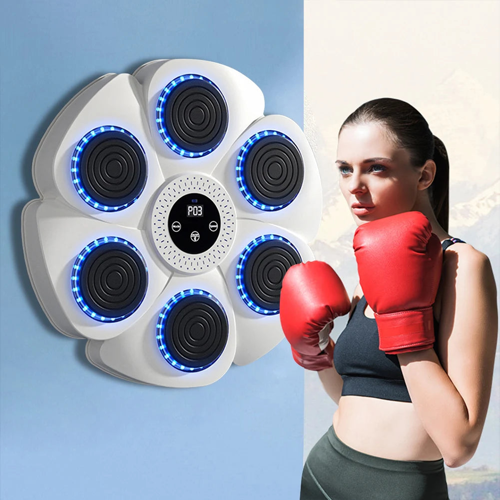 Smart Music Boxing Machine for Home Fitness Training & Response Exercise