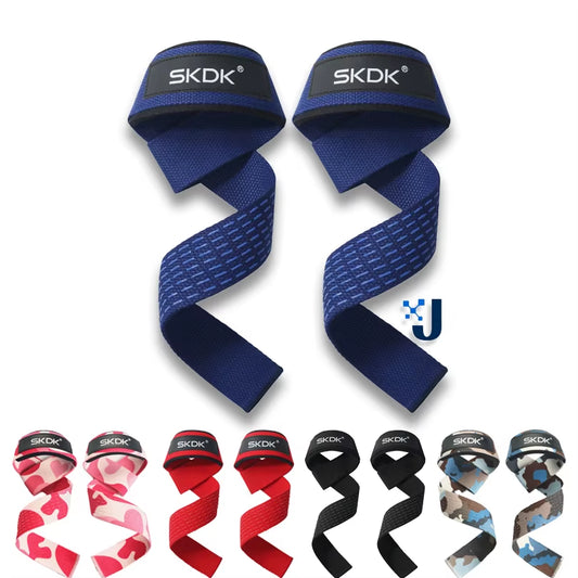 Weightlifting Straps with Anti-Slip Silicone for Strength Training & Wrist Support