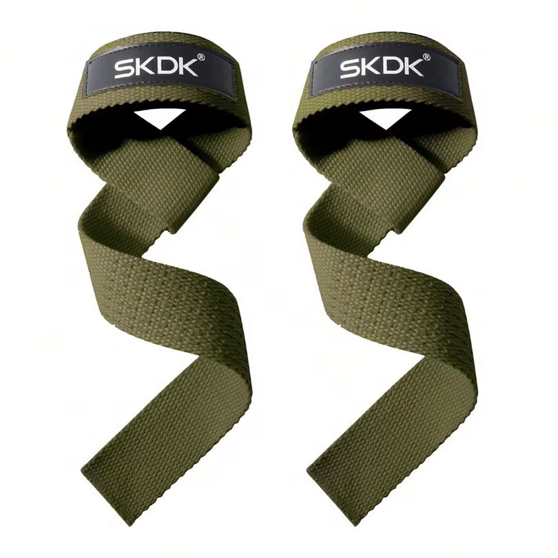 Weightlifting Straps with Anti-Slip Silicone for Strength Training & Wrist Support
