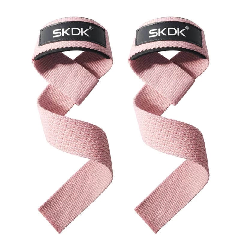 Weightlifting Straps with Anti-Slip Silicone for Strength Training & Wrist Support
