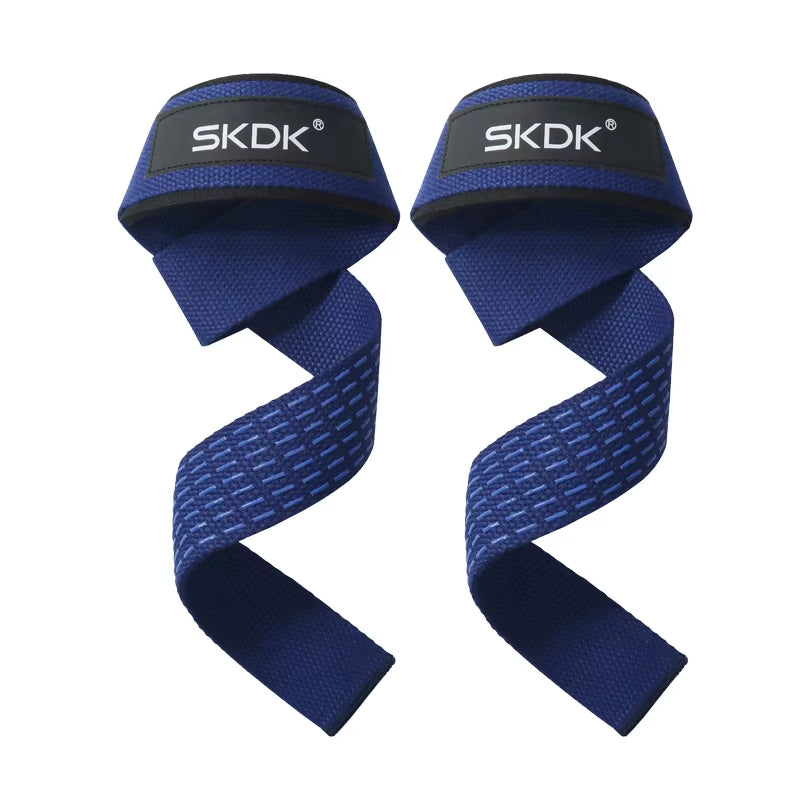 Weightlifting Straps with Anti-Slip Silicone for Strength Training & Wrist Support
