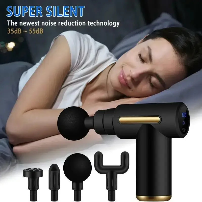 Electric Massage Gun for Muscle Relaxation & Sports Recovery
