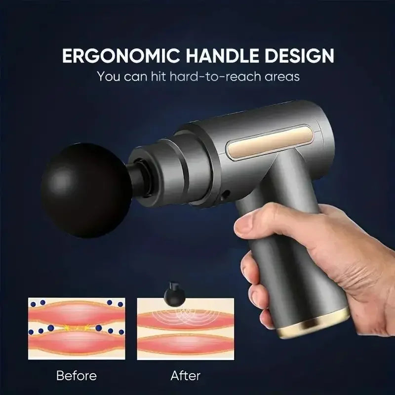 Electric Massage Gun for Muscle Relaxation & Sports Recovery