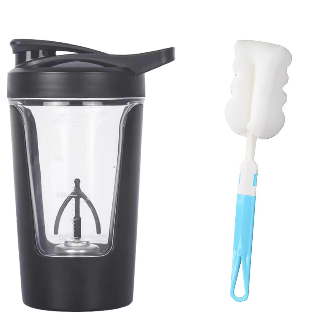 Electric Protein Shaker Cup - BPA Free USB Rechargeable Automatic Mixing 450ML