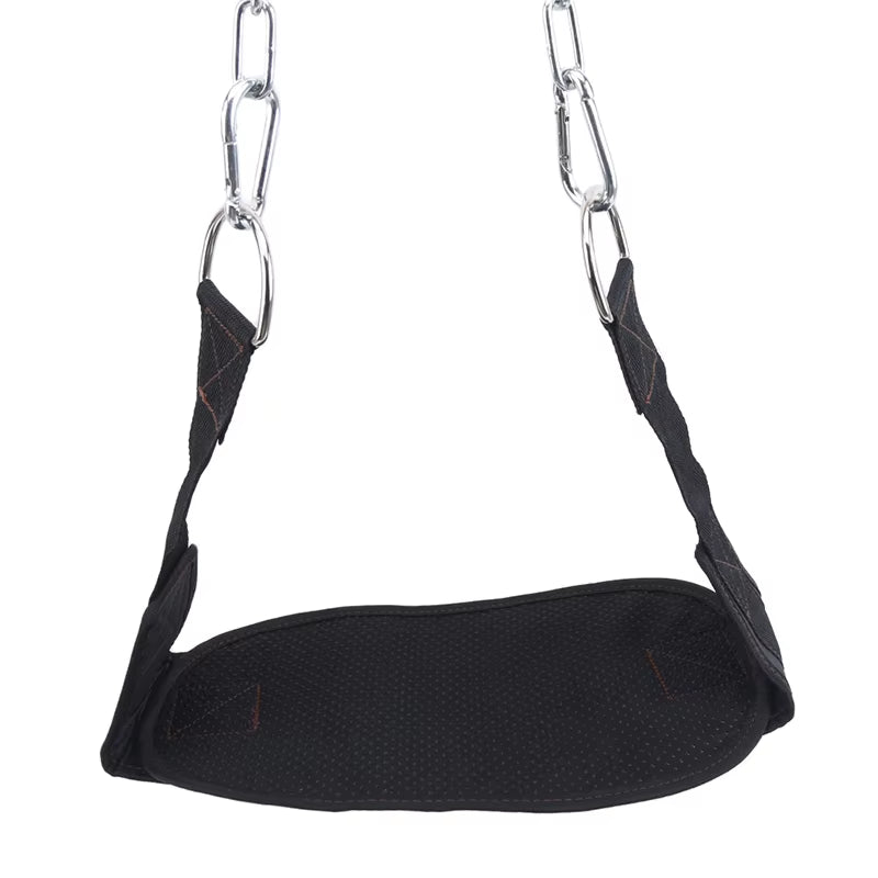  Heavy-Duty Weight Lifting Belt with Chain for Pull Up & Bodybuilding Training