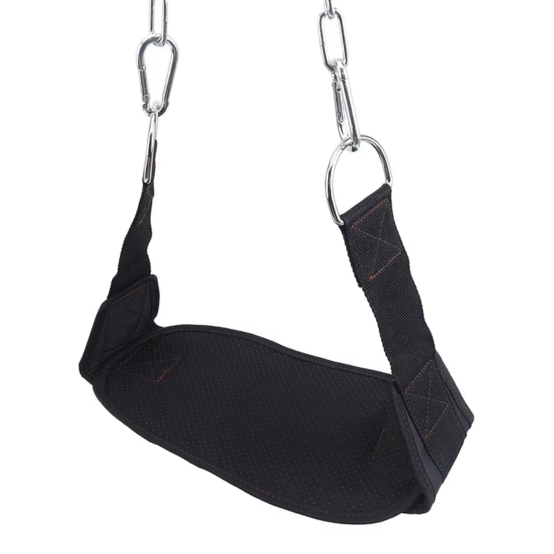  Heavy-Duty Weight Lifting Belt with Chain for Pull Up & Bodybuilding Training