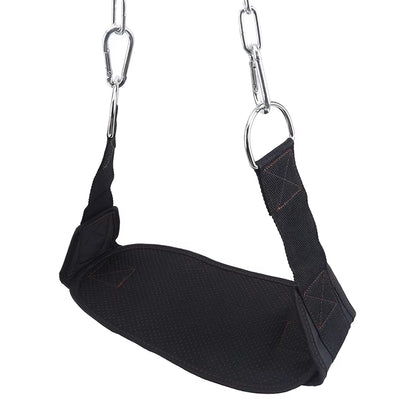  Heavy-Duty Weight Lifting Belt with Chain for Pull Up & Bodybuilding Training