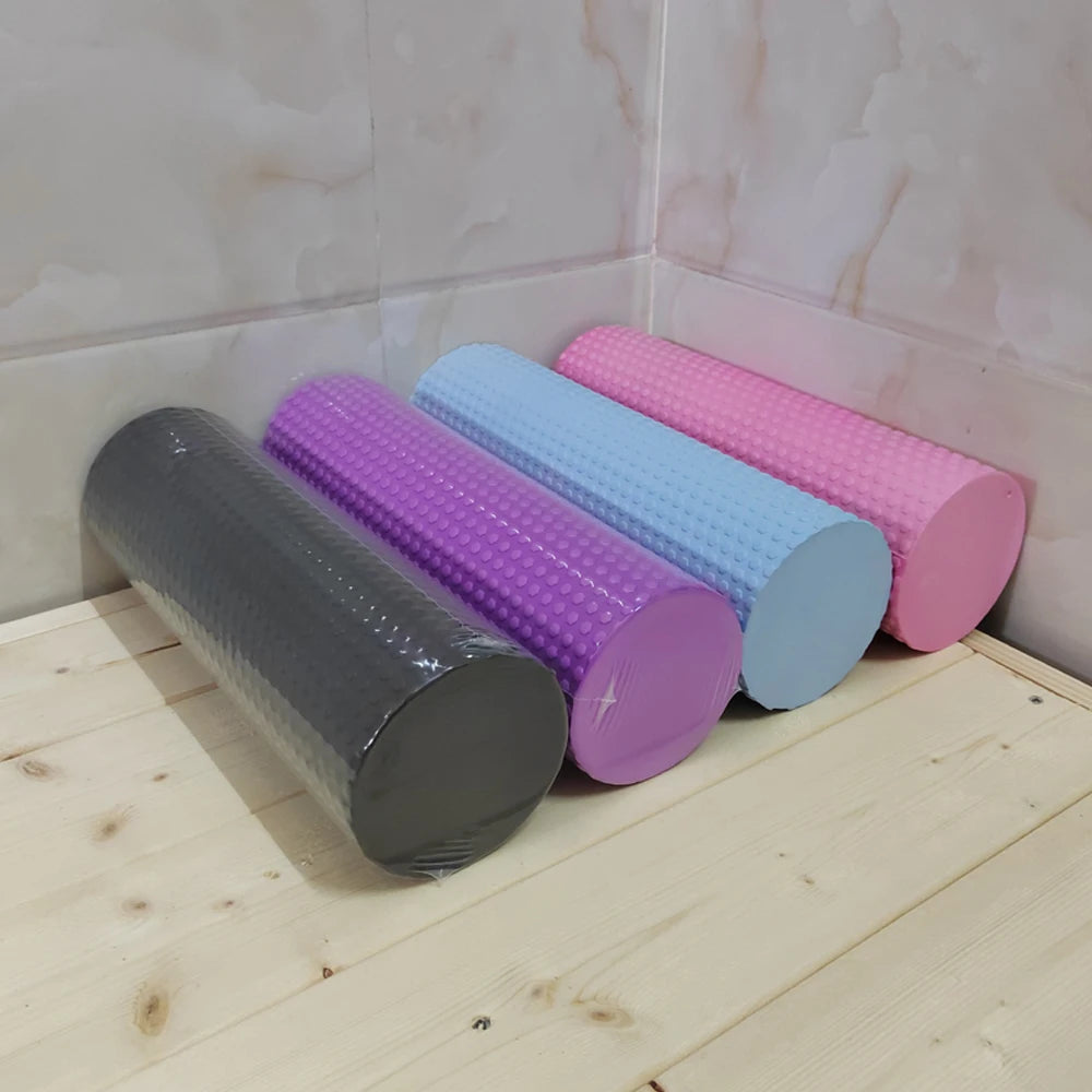 Hexagonal EVA Foam Roller with Enhanced Grip for Pilates & Home Workouts