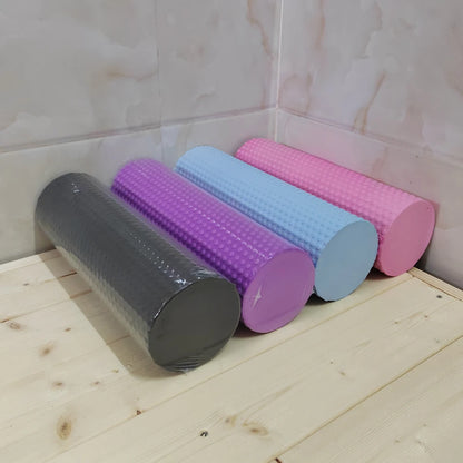Hexagonal EVA Foam Roller with Enhanced Grip for Pilates & Home Workouts