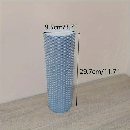 Hexagonal EVA Foam Roller with Enhanced Grip for Pilates & Home Workouts