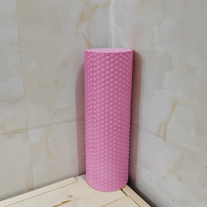 Hexagonal EVA Foam Roller with Enhanced Grip for Pilates & Home Workouts