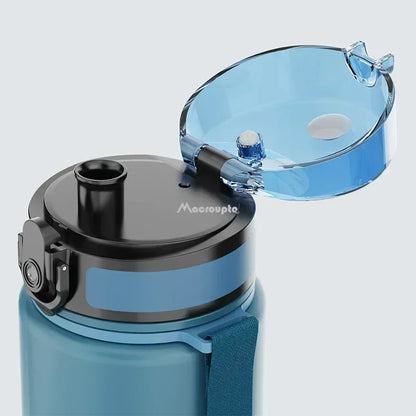  Large Capacity Sports Water Bottle - 0.5L/1L Leak Proof Colorful Portable Gym Fitness