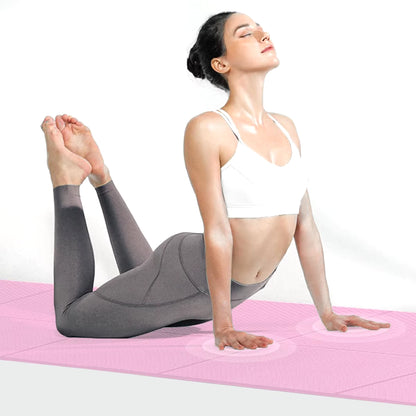 Premium EVA Yoga Mat with Anti-Slip Surface for Exercise & Pilates Training