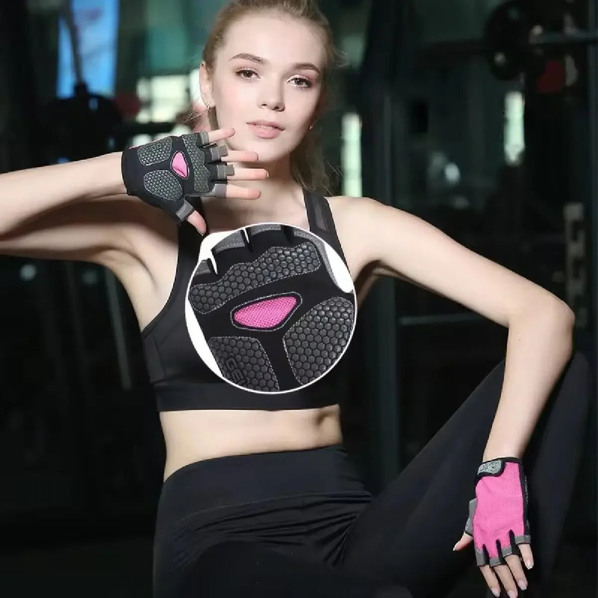 Professional Anti-Slip Half Finger Gloves for Gym Fitness & Cycling