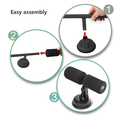 Sit Up Assist Suction Cup Device for Home Abdominal Training & Foot Fixation